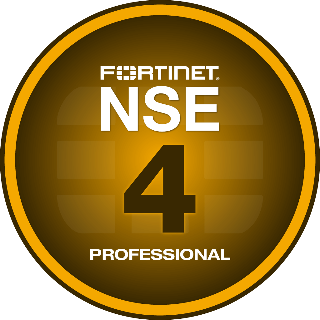 Fortinet NSE4 Badge